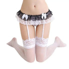 Elegant Lace Garter Belts with Elastic Waistband and Quality Straps - Cosparty