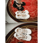 Elegant Lolita Shoes with Comfy Low Heel and Secure Buckle - Cosparty