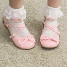 Elegant Lolita Shoes with Comfy Low Heel and Secure Buckle - Shoes