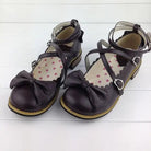 Elegant Lolita Shoes with Comfy Low Heel and Secure Buckle - Cosparty