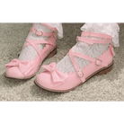 Elegant Lolita Shoes with Comfy Low Heel and Secure Buckle - Cosparty