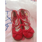 Elegant Lolita Shoes with Comfy Low Heel and Secure Buckle - Cosparty
