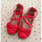 Elegant Lolita Shoes with Comfy Low Heel and Secure Buckle - Cosparty