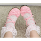 Elegant Lolita Shoes with Comfy Low Heel and Secure Buckle - Shoes