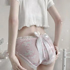 Elegant My Melody Panties with Satin and Lace Details - undies