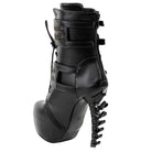 Elegant Steampunk Boots with Clockwork Wheels and Brass Accents - Cosparty