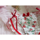 Elegant Strawberry Panties with Exquisite Details - underwear