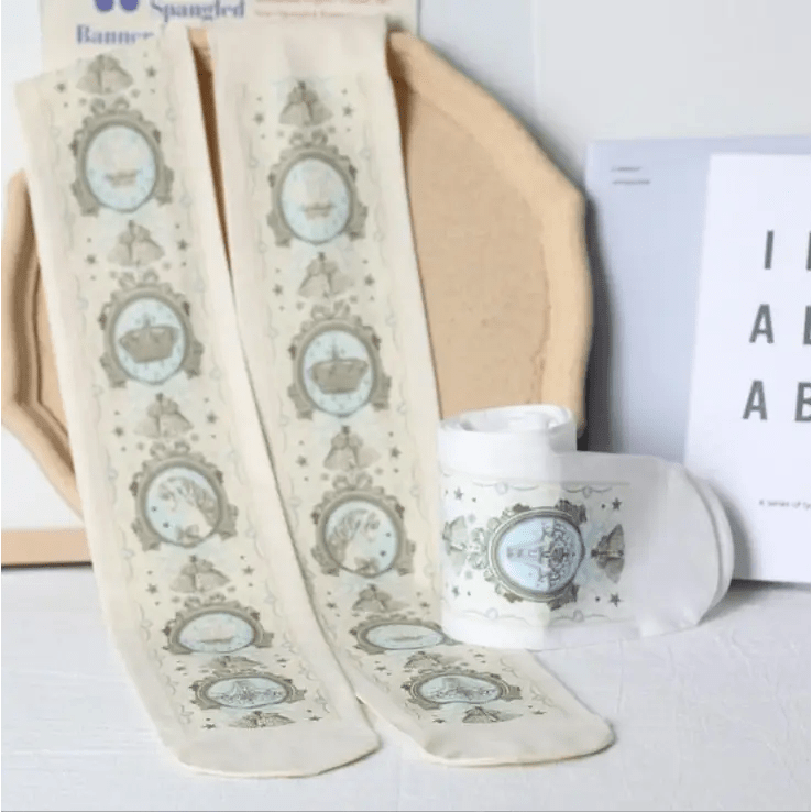 Elegant Victorian Inspired Lolita Tights for a Regal Look - Cosparty