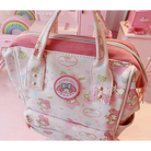 Elegant White Pink Bunny Backpack for Quality and Durability - backpack