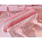 Elegant White Pink Bunny Backpack for Quality and Durability - Cosparty