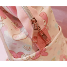 Elegant White Pink Bunny Backpack for Quality and Durability - Cosparty