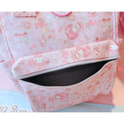 Elegant White Pink Bunny Backpack for Quality and Durability - Cosparty