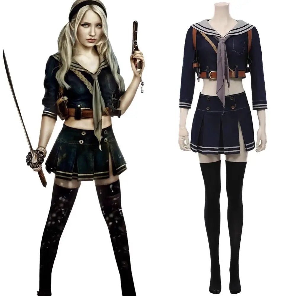 Emily Browning Cosplay Costume Baby Doll Outfit - Cosparty