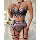Enamored Lingerie Set for Playful Charm and Pastel Goth Allure - Cosparty