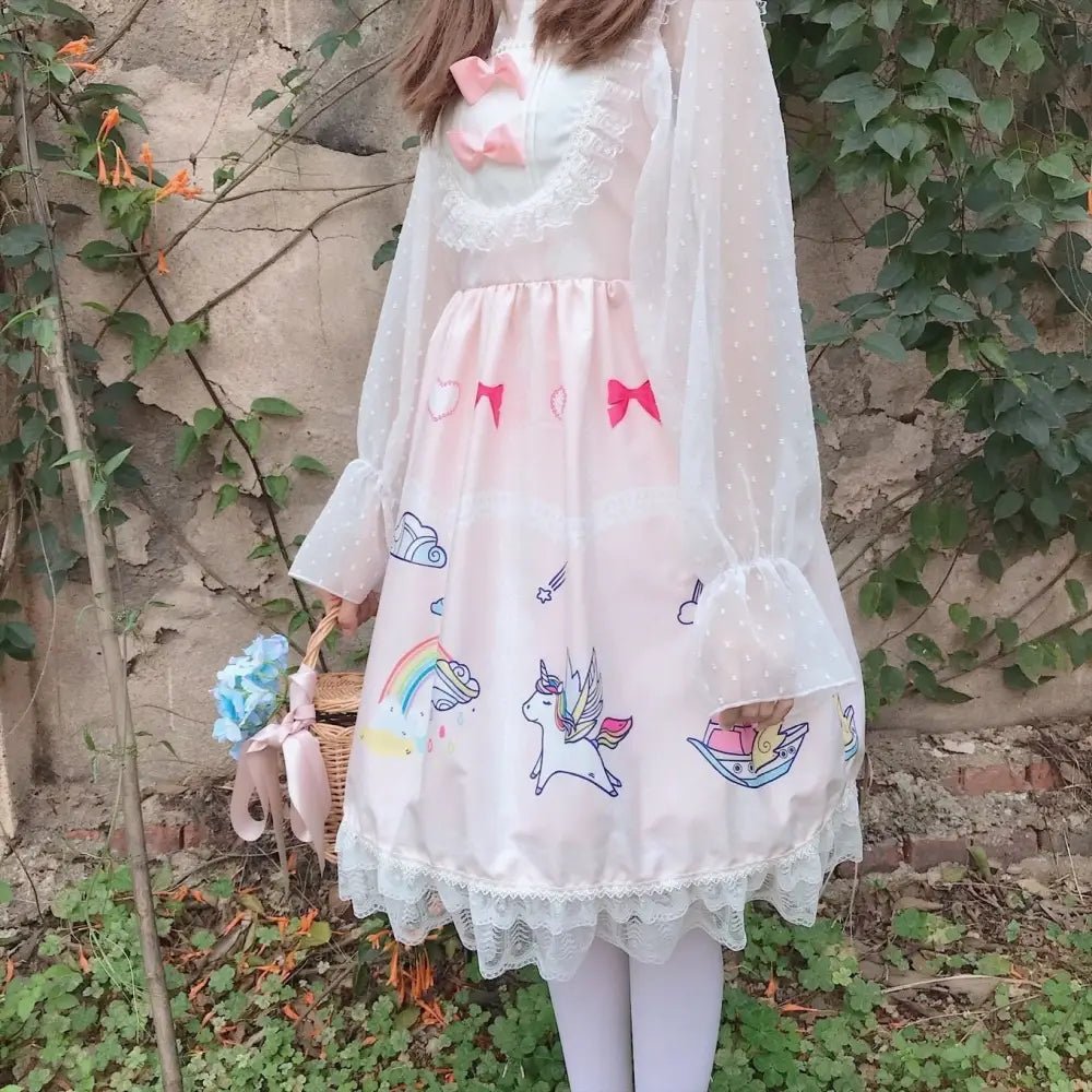 Enchanted Kingdom Traditional Lolita Dress for Young Princesses - Cosparty