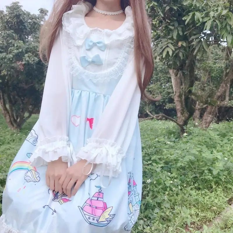 Enchanted Kingdom Traditional Lolita Dress for Young Princesses - Cosparty