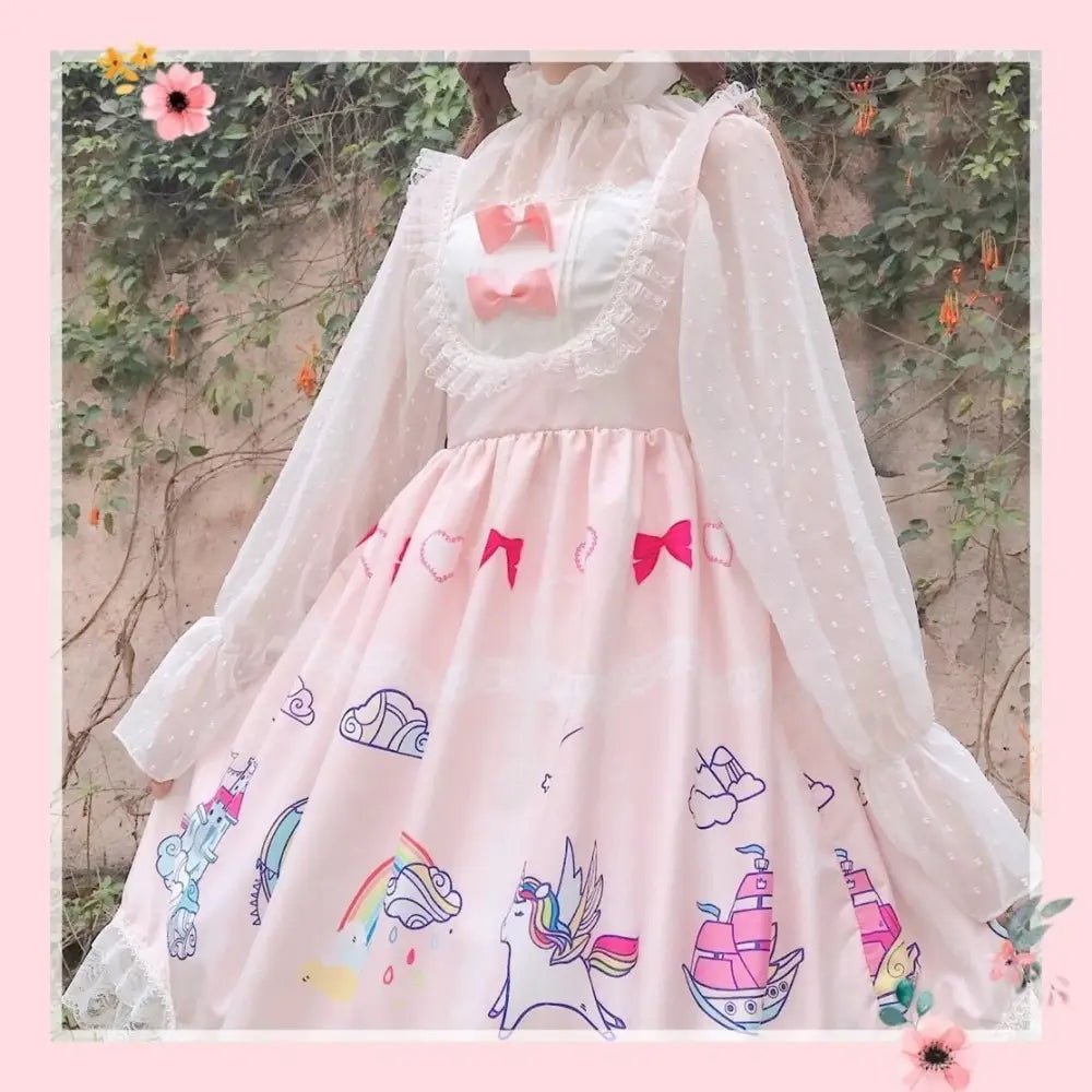 Enchanted Kingdom Traditional Lolita Dress for Young Princesses - Cosparty