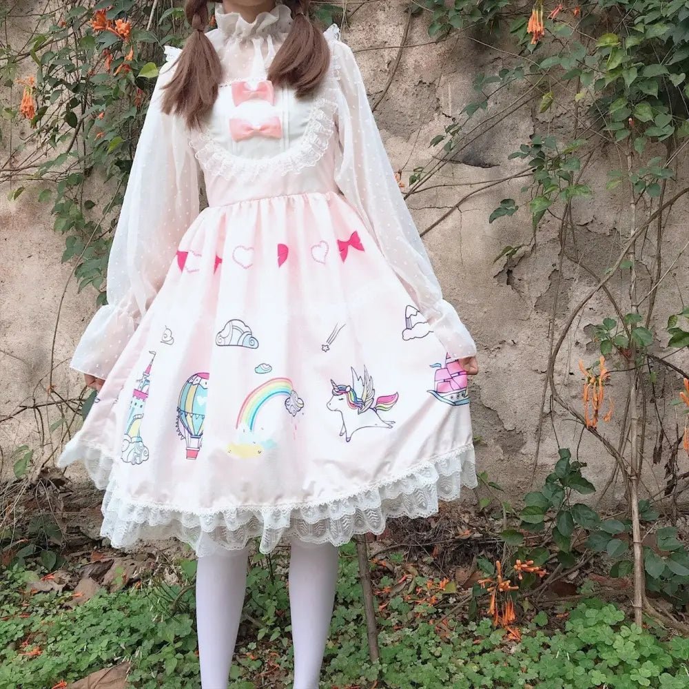 Enchanted Kingdom Traditional Lolita Dress for Young Princesses - Cosparty