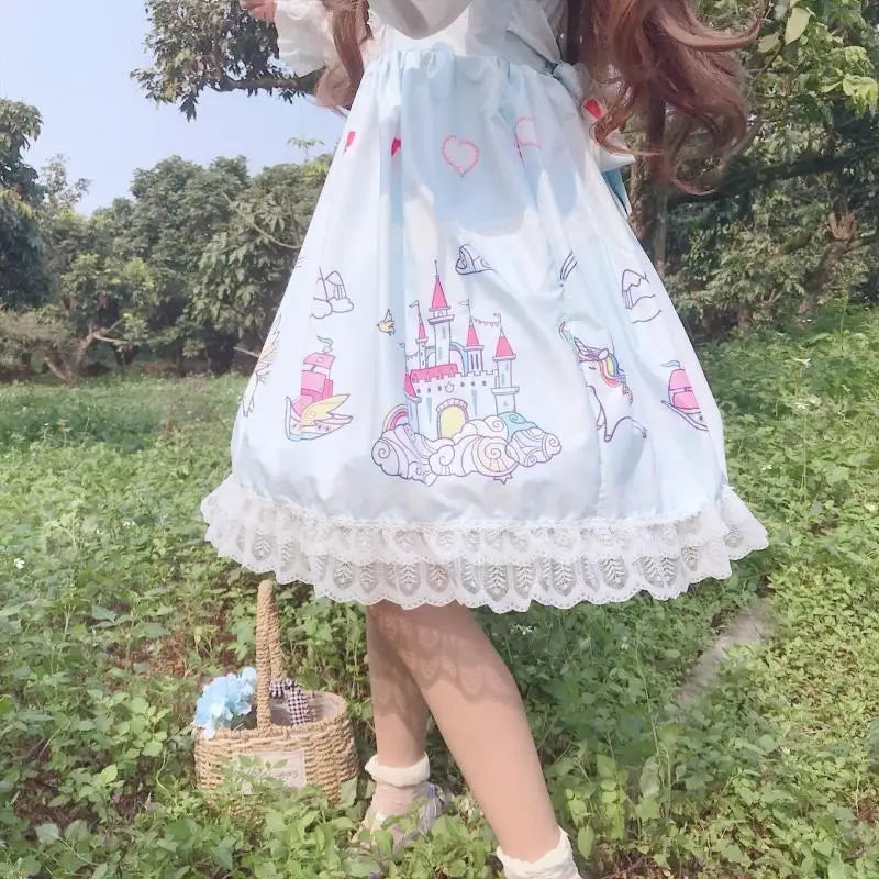 Enchanted Kingdom Traditional Lolita Dress for Young Princesses - dress