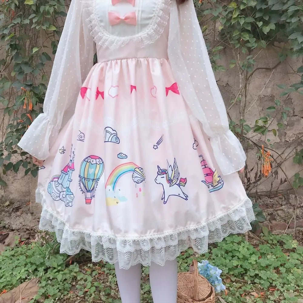 Enchanted Kingdom Traditional Lolita Dress for Young Princesses - Cosparty