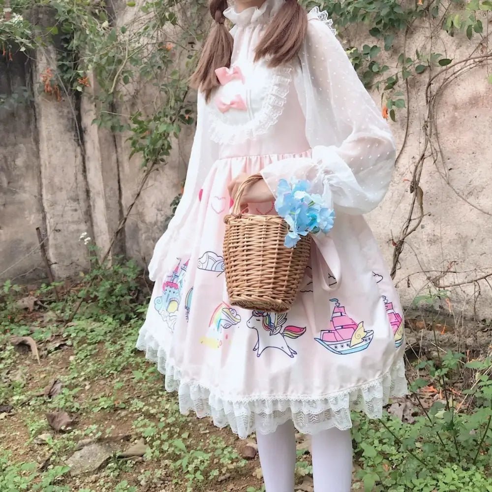 Enchanted Kingdom Traditional Lolita Dress for Young Princesses - Cosparty