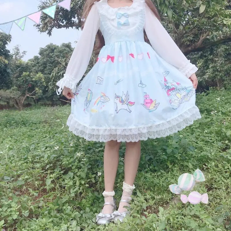 Enchanted Kingdom Traditional Lolita Dress for Young Princesses - dress