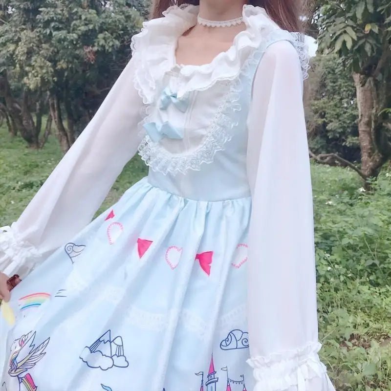 Enchanted Kingdom Traditional Lolita Dress for Young Princesses - Cosparty