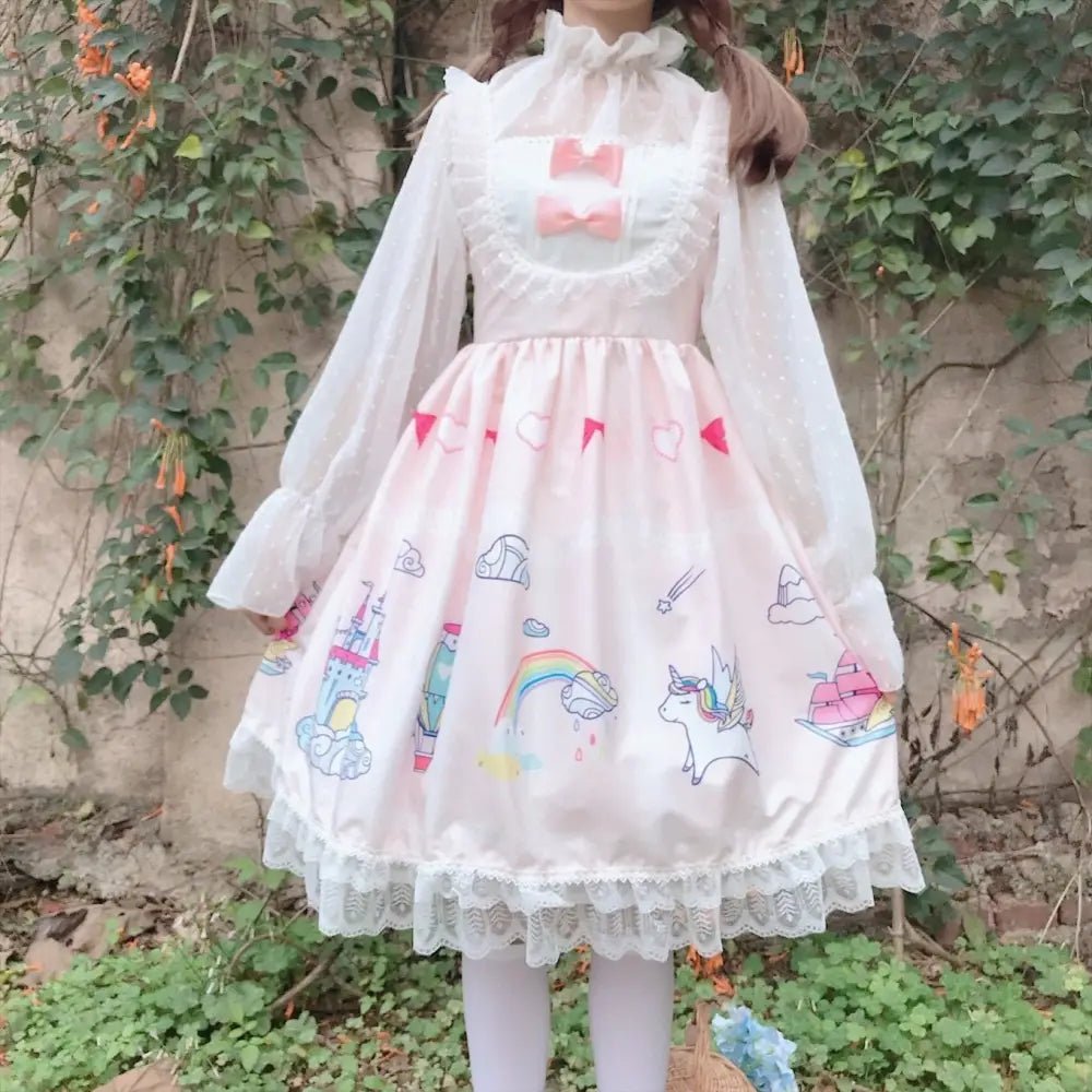 Enchanted Kingdom Traditional Lolita Dress for Young Princesses - Cosparty
