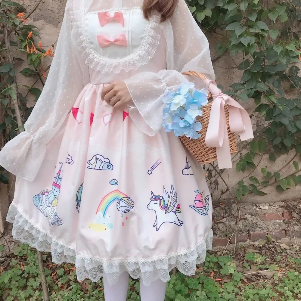 Enchanted Kingdom Traditional Lolita Dress for Young Princesses - Cosparty