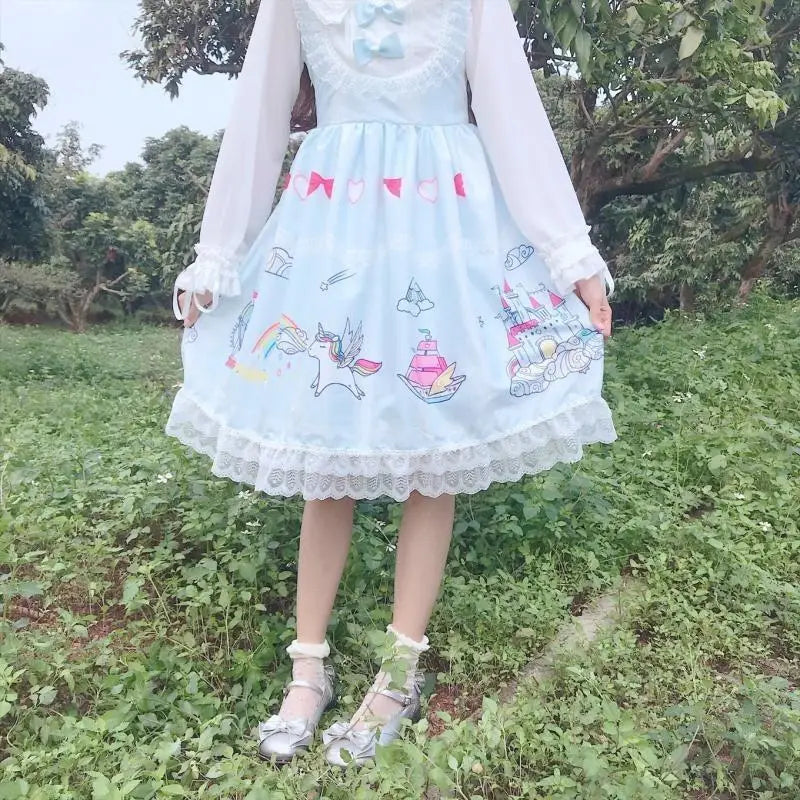 Enchanted Kingdom Traditional Lolita Dress for Young Princesses - dress