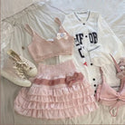 Enchanting Lace Cake Skirt in Classic Color Palette for a Dreamy Look - Cosparty