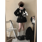 Enchanting Lace Cake Skirt in Classic Color Palette for a Dreamy Look - Cosparty