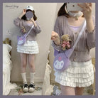 Enchanting Lace Cake Skirt in Classic Color Palette for a Dreamy Look - Cosparty