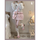 Enchanting Lace Cake Skirt in Classic Color Palette for a Dreamy Look - Cosparty