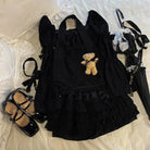 Enchanting Lace Cake Skirt in Classic Color Palette for a Dreamy Look - Cosparty