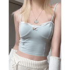 Ethereal Blue Rosebud Cami for Fairycore Enthusiasts - Cosparty