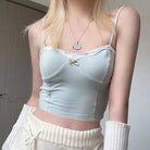 Ethereal Blue Rosebud Cami for Fairycore Enthusiasts - Cosparty