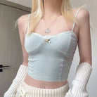 Ethereal Blue Rosebud Cami for Fairycore Enthusiasts - Cosparty