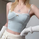 Ethereal Blue Rosebud Cami for Fairycore Enthusiasts