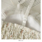 Ethereal Floral Camisole Inspired by Vintage French Film Elegance - Cosparty