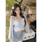 Ethereal Nymphette Cherry Bustier Crop Top - Cosparty