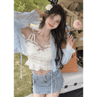 Ethereal Nymphette Cherry Bustier Crop Top - Cosparty