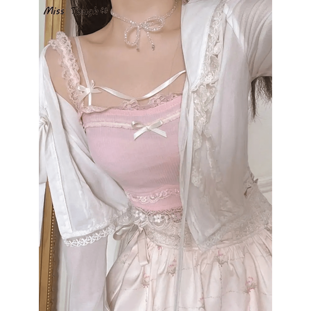 Ethereal Nymphette Knit Camisole Tank Top - Cosparty