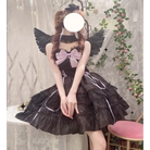 Angel Assembly Lolita Dress - Black Purple / S - dress