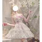 Angel Assembly Lolita Dress - White Pink / S - dress