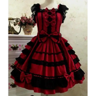 Exquisite Royal Victorian Lolita Dress with Luxurious Detailing - Red / S - Dress