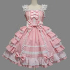 Exquisite Royal Victorian Lolita Dress with Luxurious Detailing - Pink / S - Dress