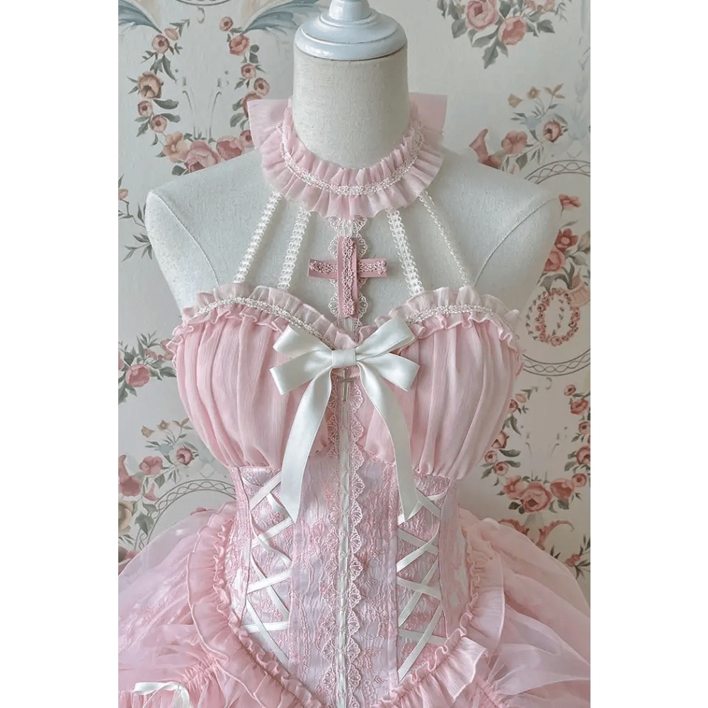 Exquisite Royal Victorian Lolita Dress with Luxury Detailing - Cosparty