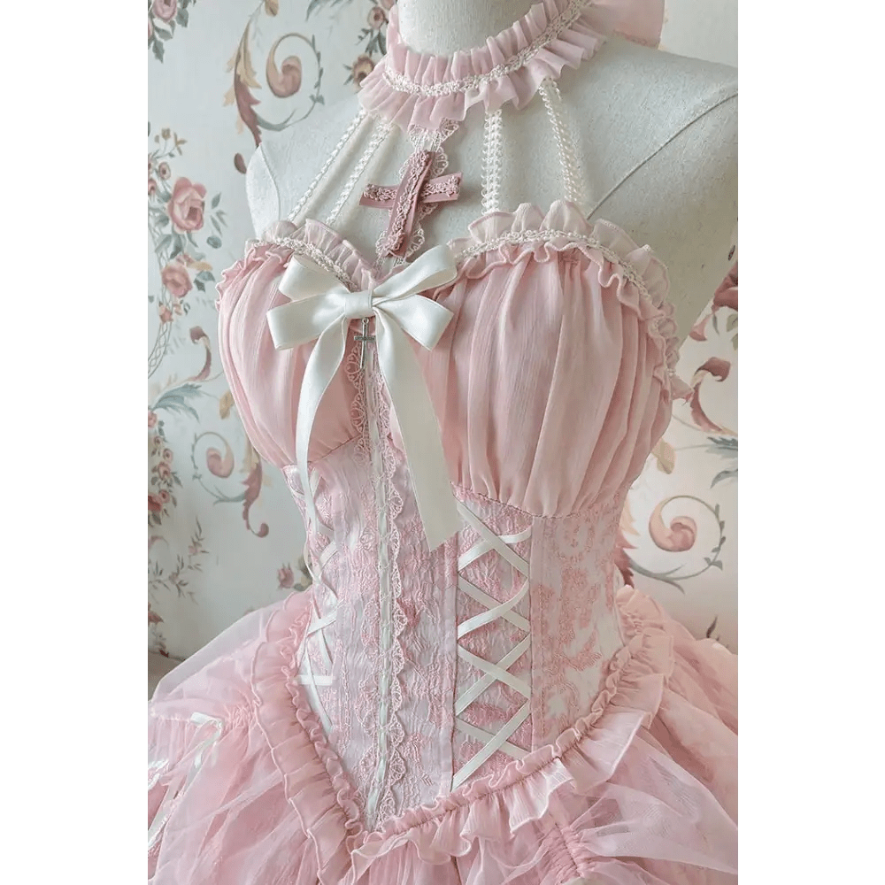 Exquisite Royal Victorian Lolita Dress with Luxury Detailing - Cosparty