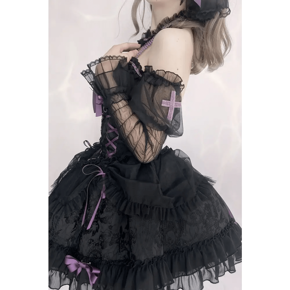Exquisite Royal Victorian Lolita Dress with Luxury Detailing - Cosparty